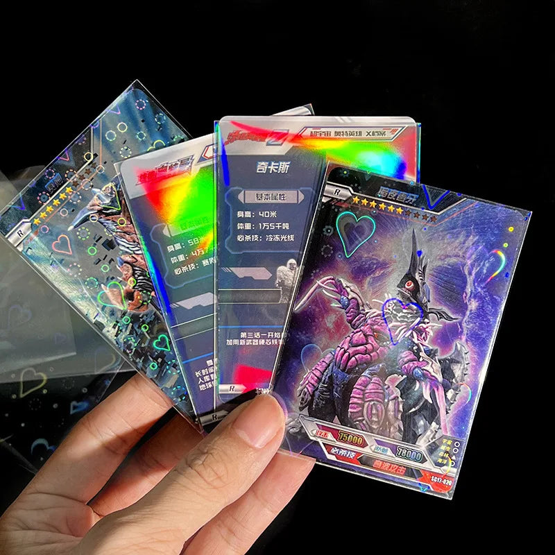 Holographic Foil Card Sleeves – Kpop & Trading Cards (50 Pack)