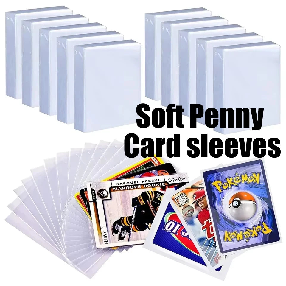 Card Sleeves with Protective Film (100–600 Pack)