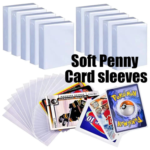 Card Sleeves with Protective Film (100–600 Pack)