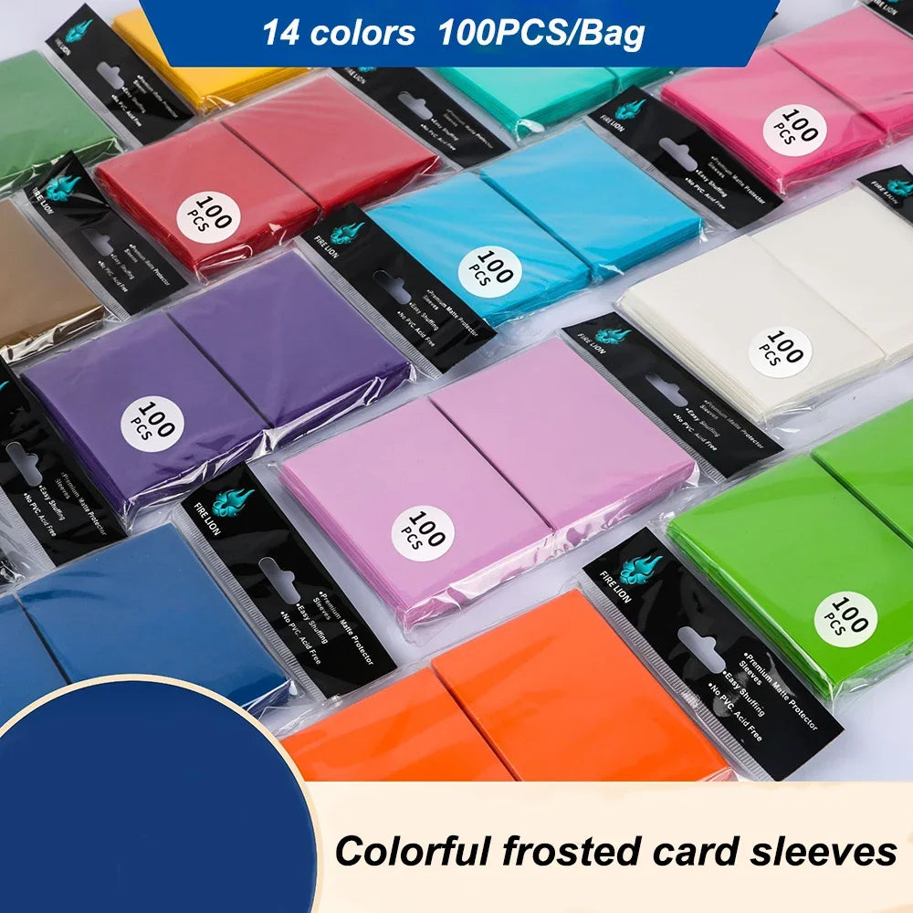 Japanese Size Matte Card Sleeves – YGO Compatible (100 Pack)