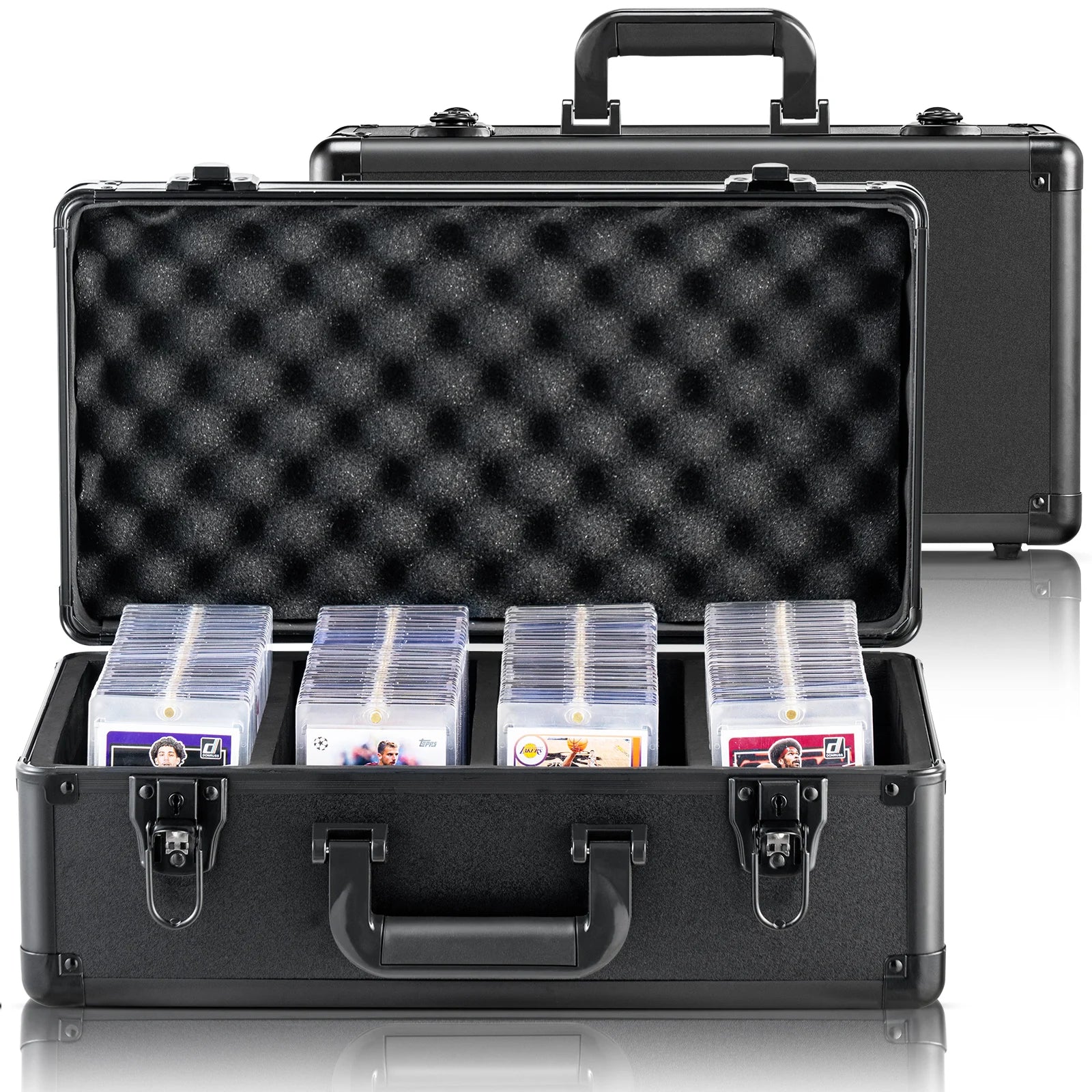 Graded Card Storage Box – Lockable, Up to 162 Cards