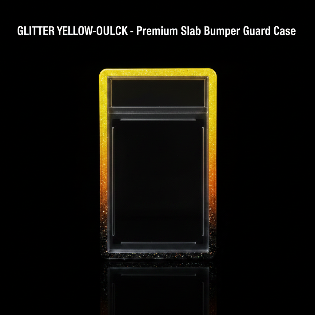 Glitter Yellow-Orange-Black
