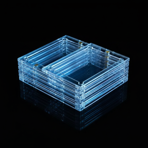 Magnetic Card Holder Blue 10-Pack