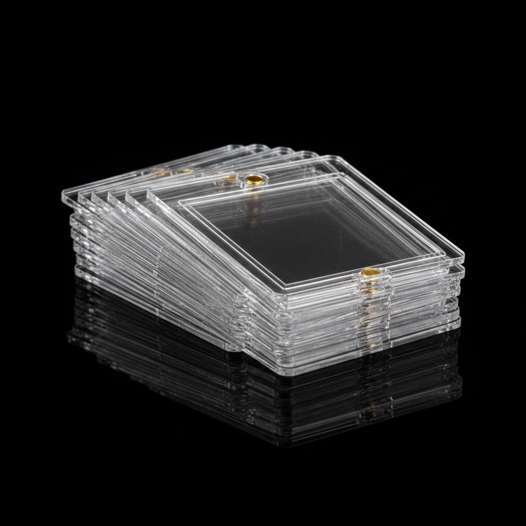 Magnetic Card Holder Clear 10-Pack